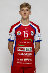Zdjęcie zawodnika drużyny MKS Tęcza Folplast Kościan Adama Nowaka