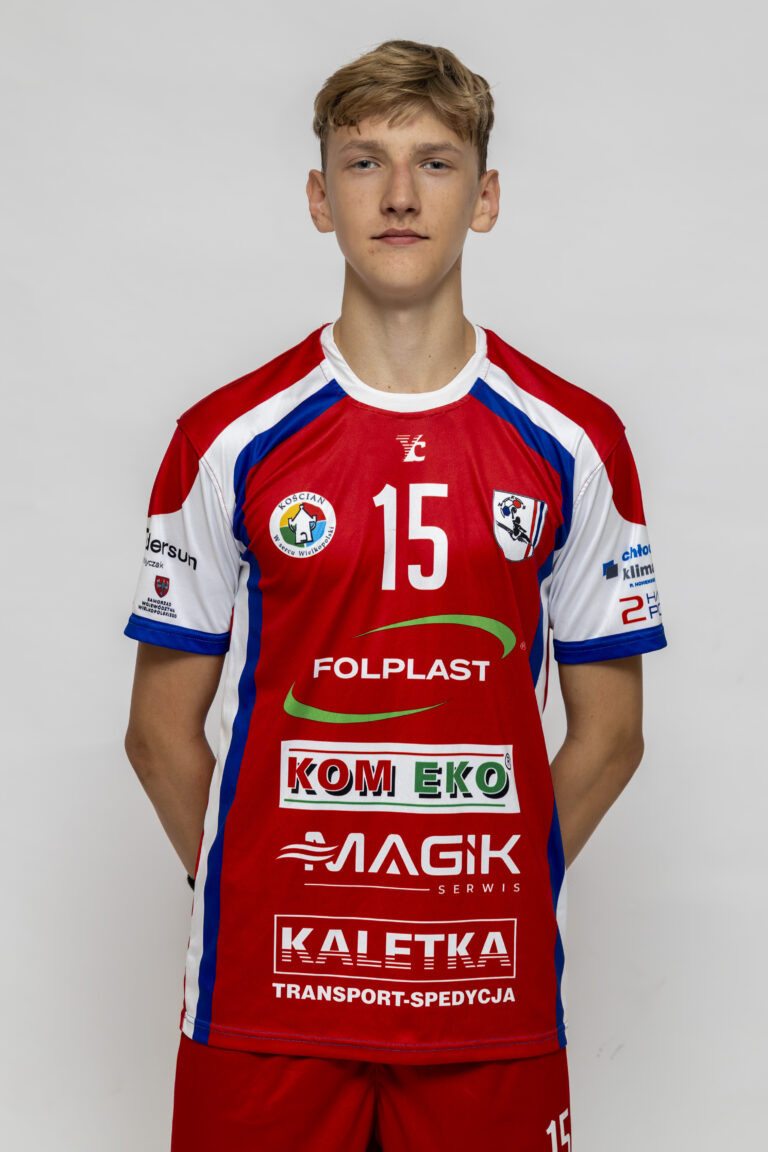 Zdjęcie zawodnika drużyny MKS Tęcza Folplast Kościan Adama Nowaka