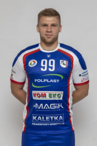 Zdjęcie zawodnika drużyny MKS Tęcza Folplast Kościan Łukasza Pieśniaka