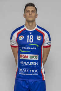 Zdjęcie zawodnika drużyny MKS Tęcza Folplast Kościan Patryka Marcinkowskiego