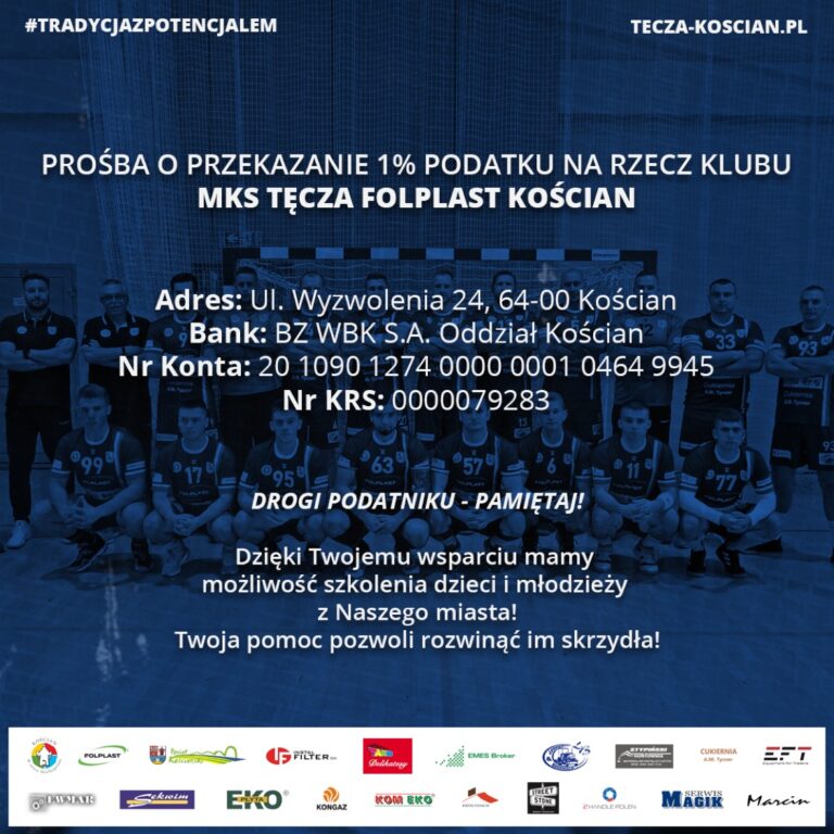 Twój 1% podatku szansą na rozwój piłki ręcznej!